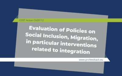 Evaluation of Policies on Social Inclusion, Migration, in particular interventions related to integration – PROFEEDbook2