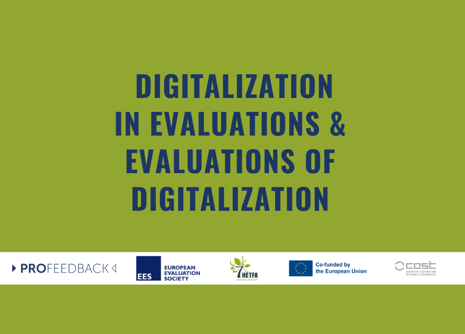 Digitalization in evaluations & evaluations of digitalization – PROFEEDcourse