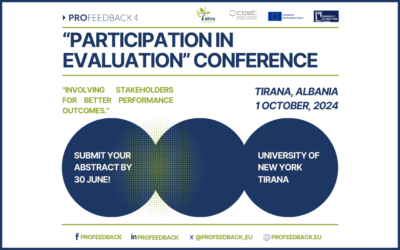 7th PROFEEDBACK Conference Call | Tirana, 1st of October 2024 | PARTICIPATORY EVALUATION PRACTICES