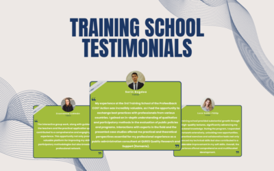 Fantastic feedback from the 3rd Training School