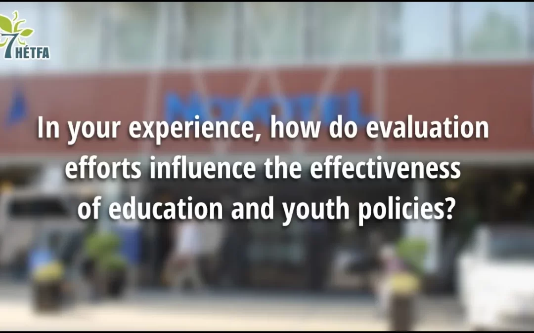 How do evaluation efforts shape the effectiveness of education and youth policies?